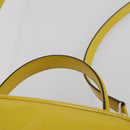 GUCCI Bamboo Hand Bag Enamel 2way Yellow Gold 000 270 0323 Auth ar13838-10