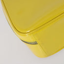 GUCCI Bamboo Hand Bag Enamel 2way Yellow Gold 000 270 0323 Auth ar13838-13