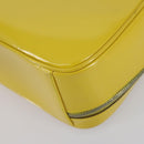 GUCCI Bamboo Hand Bag Enamel 2way Yellow Gold 000 270 0323 Auth ar13838-14