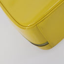 GUCCI Bamboo Hand Bag Enamel 2way Yellow Gold 000 270 0323 Auth ar13838-15