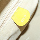 GUCCI Bamboo Hand Bag Enamel 2way Yellow Gold 000 270 0323 Auth ar13838-20