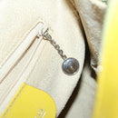 GUCCI Bamboo Hand Bag Enamel 2way Yellow Gold 000 270 0323 Auth ar13838-21