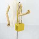 GUCCI Bamboo Hand Bag Enamel 2way Yellow Gold 000 270 0323 Auth ar13838-24
