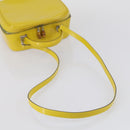 GUCCI Bamboo Hand Bag Enamel 2way Yellow Gold 000 270 0323 Auth ar13838-7