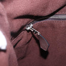 HERMES Trocha Horizontal Zonal MM Tote Bag Canvas Brown Silver Auth ar13839-17