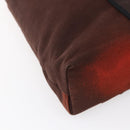 HERMES Trocha Horizontal Zonal MM Tote Bag Canvas Brown Silver Auth ar13840-16