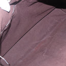 HERMES Trocha Horizontal Zonal MM Tote Bag Canvas Brown Silver Auth ar13840-10