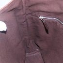 HERMES Trocha Horizontal Zonal MM Tote Bag Canvas Brown Silver Auth ar13840-19