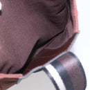 HERMES Trocha Horizontal Zonal MM Tote Bag Canvas Brown Silver Auth ar13840-11