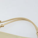 PRADA Hand Bag Nylon Beige Gold Auth ar13842-8