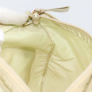 PRADA Shoulder Bag Nylon Ivory Silver Auth ar13843-19