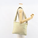 PRADA Shoulder Bag Nylon Ivory Silver Auth ar13843-21