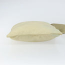 PRADA Shoulder Bag Nylon Ivory Silver Auth ar13843-5