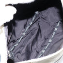 CHANEL Sports COCO Mark Shoulder Bag Canvas Beige Silver CC Auth ar13844-16