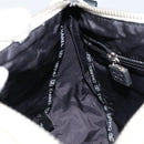 CHANEL Sports COCO Mark Shoulder Bag Canvas Beige Silver CC Auth ar13844-18