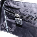 CHANEL Sports COCO Mark Shoulder Bag Canvas Beige Silver CC Auth ar13844-20