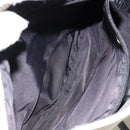 CHANEL Sports COCO Mark Shoulder Bag Canvas Beige Silver CC Auth ar13844-20