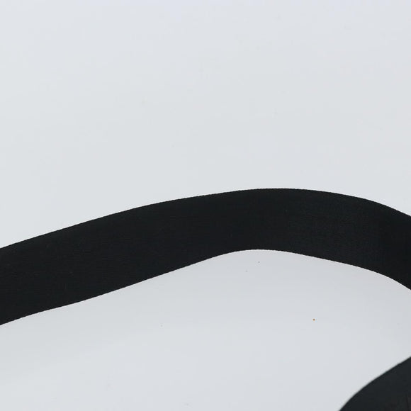 CHANEL Sports COCO Mark Shoulder Bag Canvas Beige Silver CC Auth ar13844