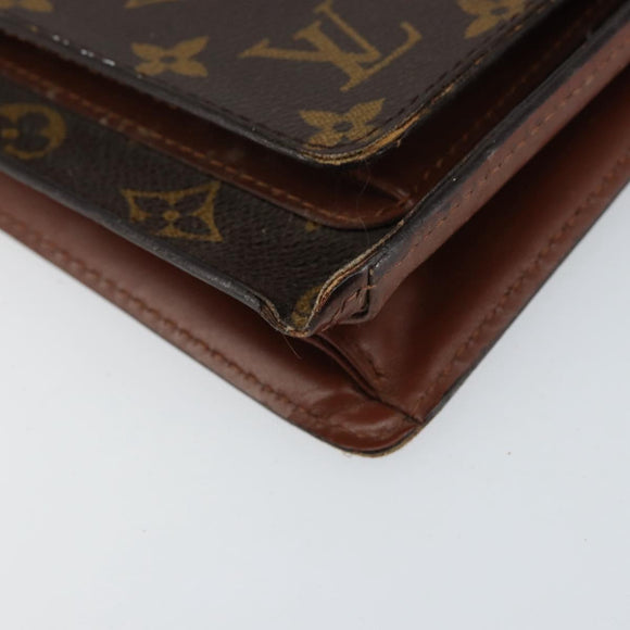 LOUIS VUITTON Monogram Monceau 28 Hand Bag M51185 LV Auth ar13847