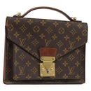 LOUIS VUITTON Monogram Monceau 28 Hand Bag M51185 LV Auth ar13847-1