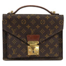 LOUIS VUITTON Monogram Monceau 28 Hand Bag M51185 LV Auth ar13847-13