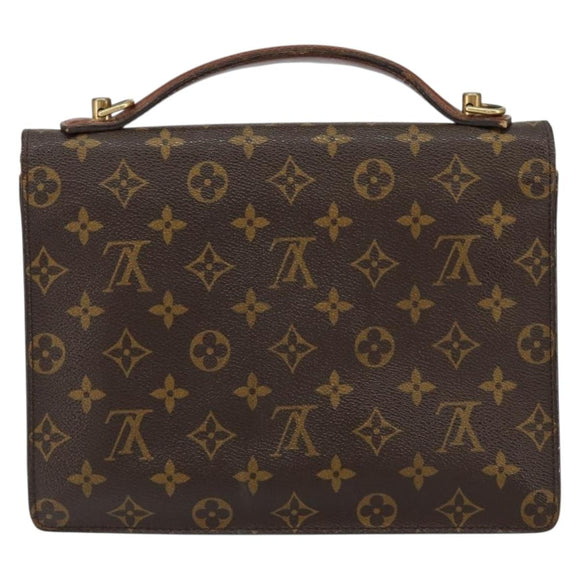 LOUIS VUITTON Monogram Monceau 28 Hand Bag M51185 LV Auth ar13847