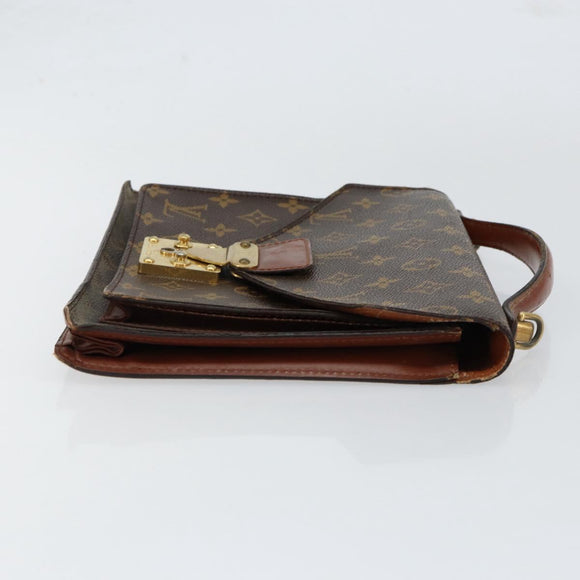 LOUIS VUITTON Monogram Monceau 28 Hand Bag M51185 LV Auth ar13847