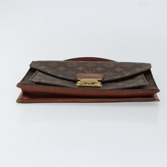 LOUIS VUITTON Monogram Monceau 28 Hand Bag M51185 LV Auth ar13847