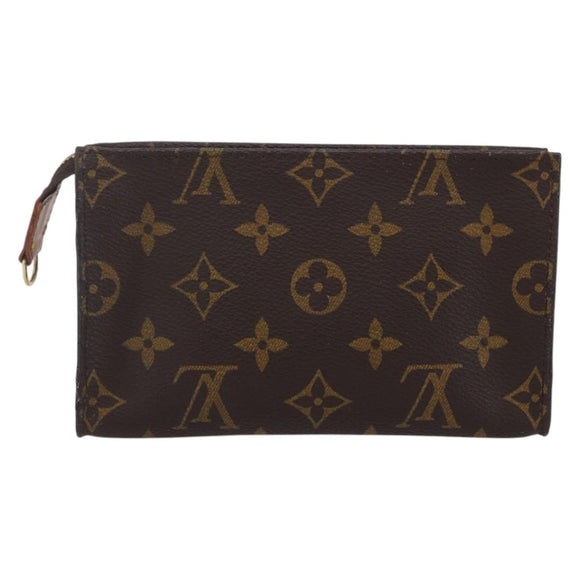 LOUIS VUITTON Monogram Bucket PM Accessory Pouch LV Auth ar13849