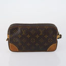 LOUIS VUITTON Monogram Clutch Bag 2 Set LV Auth ar13852-11
