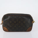 LOUIS VUITTON Monogram Clutch Bag 2 Set LV Auth ar13852-3