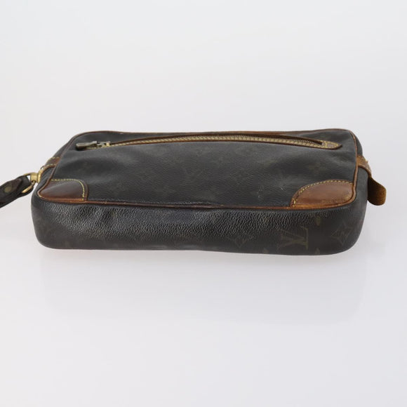 LOUIS VUITTON Monogram Clutch Bag 2 Set LV Auth ar13852