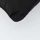 PRADA Shoulder Bag Nylon Silver Black Auth ar13855-14