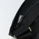PRADA Shoulder Bag Nylon Silver Black Auth ar13855-10