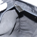 PRADA Shoulder Bag Nylon Silver Black Auth ar13855-19