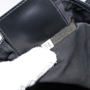 PRADA Shoulder Bag Nylon Silver Black Auth ar13855-12