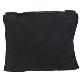 PRADA Shoulder Bag Nylon Silver Black Auth ar13855 - 0