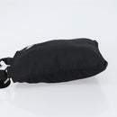 PRADA Shoulder Bag Nylon Silver Black Auth ar13855-4