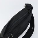 PRADA Shoulder Bag Nylon Silver Black Auth ar13855-6