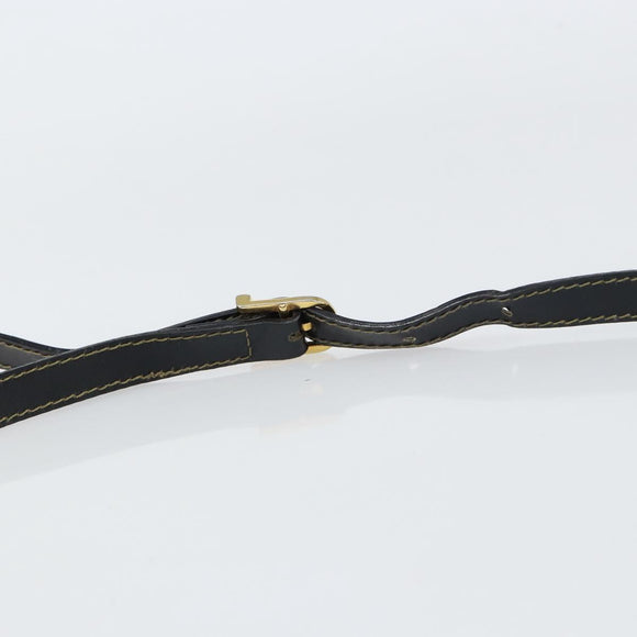 FENDI Pecan Canvas Shoulder Bag PVC Black Brown gold Auth ar13856