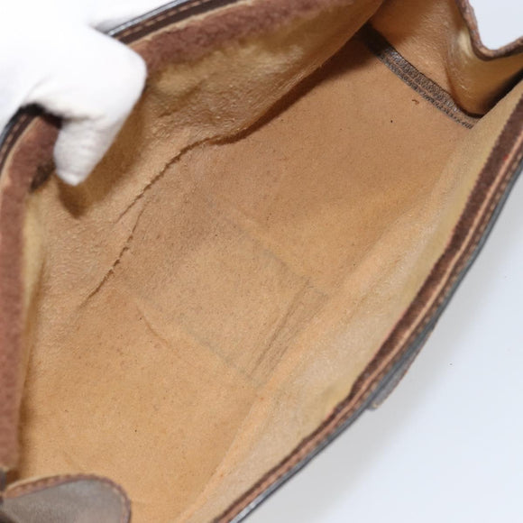 GUCCI GG Supreme Web Sherry Line Bag PVC Beige Red 37 014 2125 Auth ar13858