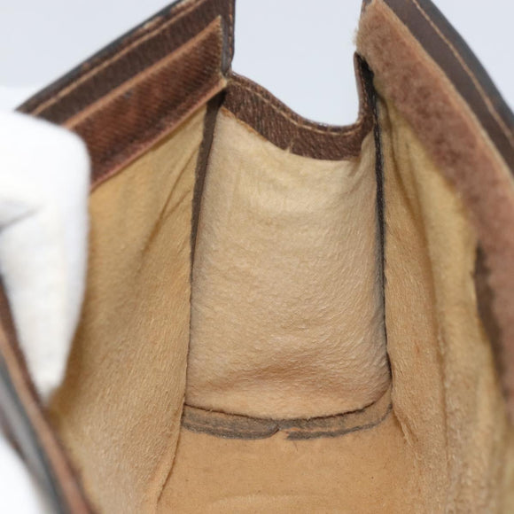 GUCCI GG Supreme Web Sherry Line Bag PVC Beige Red 37 014 2125 Auth ar13858