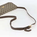 GUCCI GG Supreme Shoulder Bag PVC Beige Gold Auth ar13859-7