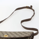 GUCCI GG Supreme Shoulder Bag PVC Beige Gold Auth ar13859-8