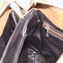 CELINE Macadam Canvas Hand Bag PVC Beige Auth ar13860-21