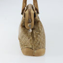 CELINE Macadam Canvas Hand Bag PVC Beige Auth ar13860-4