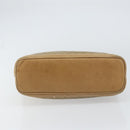 CELINE Macadam Canvas Hand Bag PVC Beige Auth ar13860-5