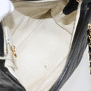 CHANEL Matelasse Chain Shoulder Bag Caviar Skin Black Gold CC Auth ar13862-11