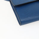 LOUIS VUITTON Epi Pochette Arche Shoulder Bag Blue M52575 LV Auth ar13863-14