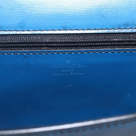 LOUIS VUITTON Epi Pochette Arche Shoulder Bag Blue M52575 LV Auth ar13863